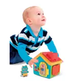 Domek z zamkami i drzwiczkami rozwijający koordynację ruchową