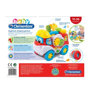 Zabawka rozwijająca zdolności manualne dla najmłodszych dzieci od Clementoni