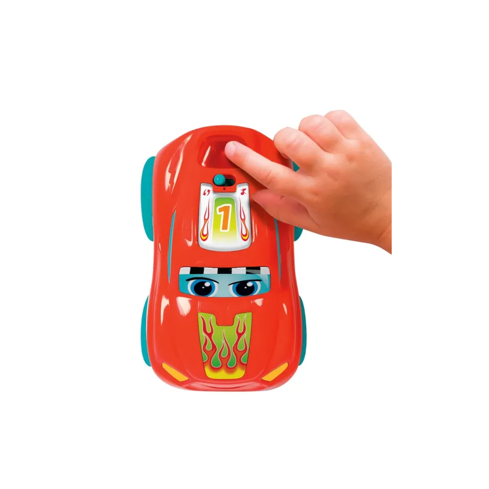 Kolorowy samochód na pilota z mówiącą funkcją dla najmłodszych