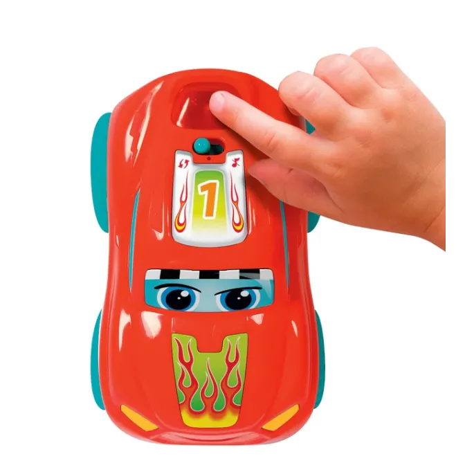 Kolorowy samochód na pilota z mówiącą funkcją dla najmłodszych