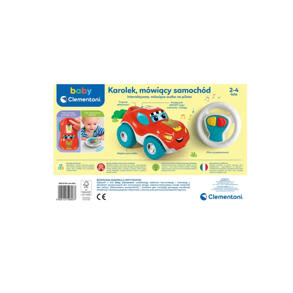 Solidnie wykonany samochód z pilotem i trybem autopilota dla dzieci