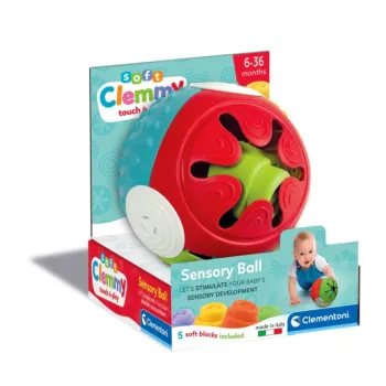 Clemmy Piłeczka Sensoryczna Clementoni dla niemowląt 6-36 miesięcy