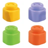 Bezpieczna kostka sensoryczna dla maluchów do zabawy bez baterii