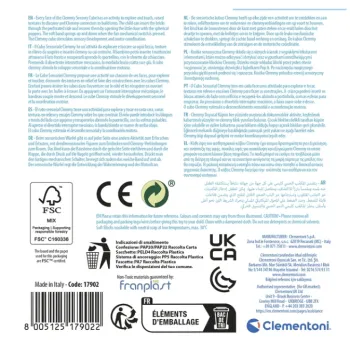 Miękka kostka do stymulacji zmysłów i koordynacji u niemowląt Clementoni