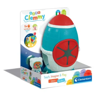 Rakieta sensoryczna Clementoni jako sorter dla najmłodszych dzieci