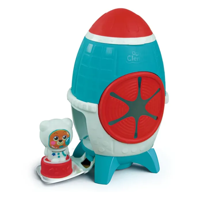Klocki Clemmy i rakieta sensoryczna do zabawy edukacyjnej dla maluchów