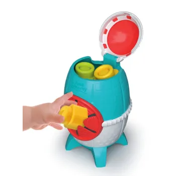 Zestaw Clemmy z klockami i rakietą do rozwoju zmysłów dziecka