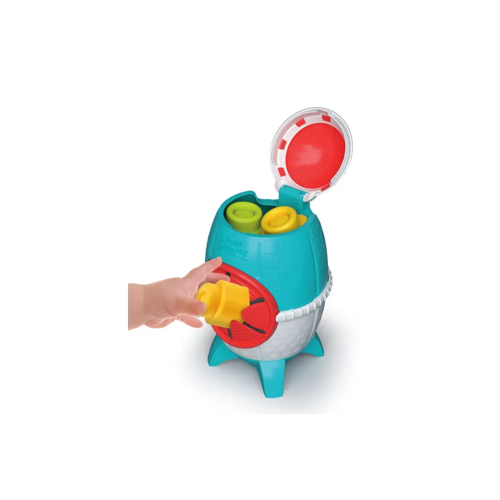 Zestaw Clemmy z klockami i rakietą do rozwoju zmysłów dziecka