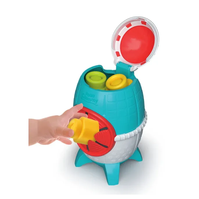 Zestaw Clemmy z klockami i rakietą do rozwoju zmysłów dziecka