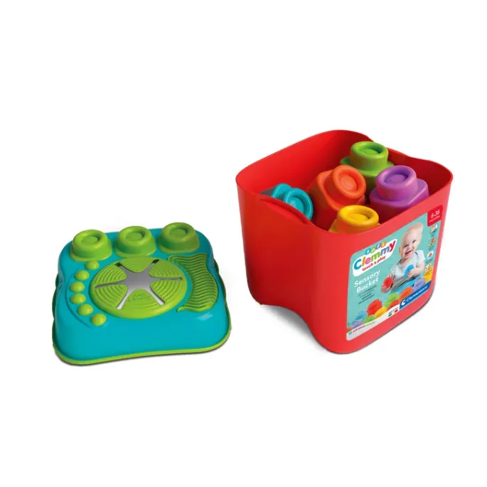 Miękkie klocki sorter Clementoni 17807 w radosnych kolorach