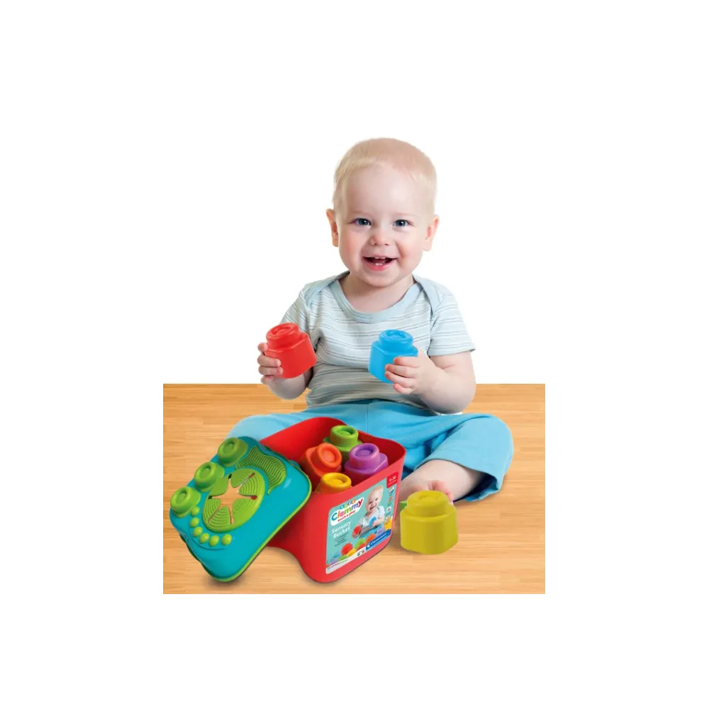 Sorter kształtów Clemmy z klockami do rozwoju zmysłów malucha