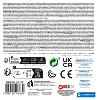 Koszyk do sortowania z miękkimi, bezpiecznymi klockami Clemmy