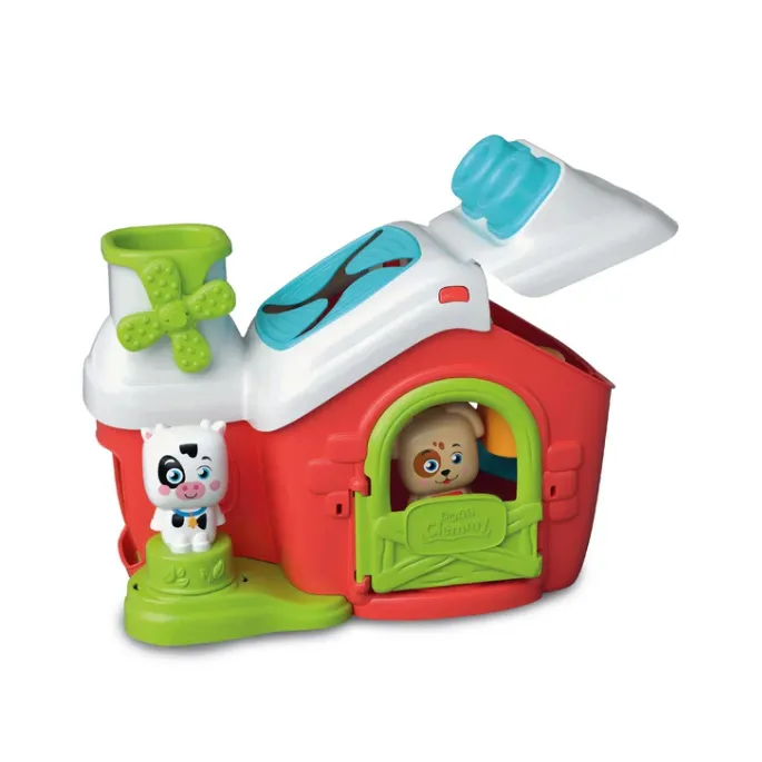 Zestaw edukacyjny Clementoni z miękkimi klockami i sorterem farmą