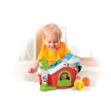 Kolorowa Farma Sensoryczna Clemmy z funkcją wkładania klocków