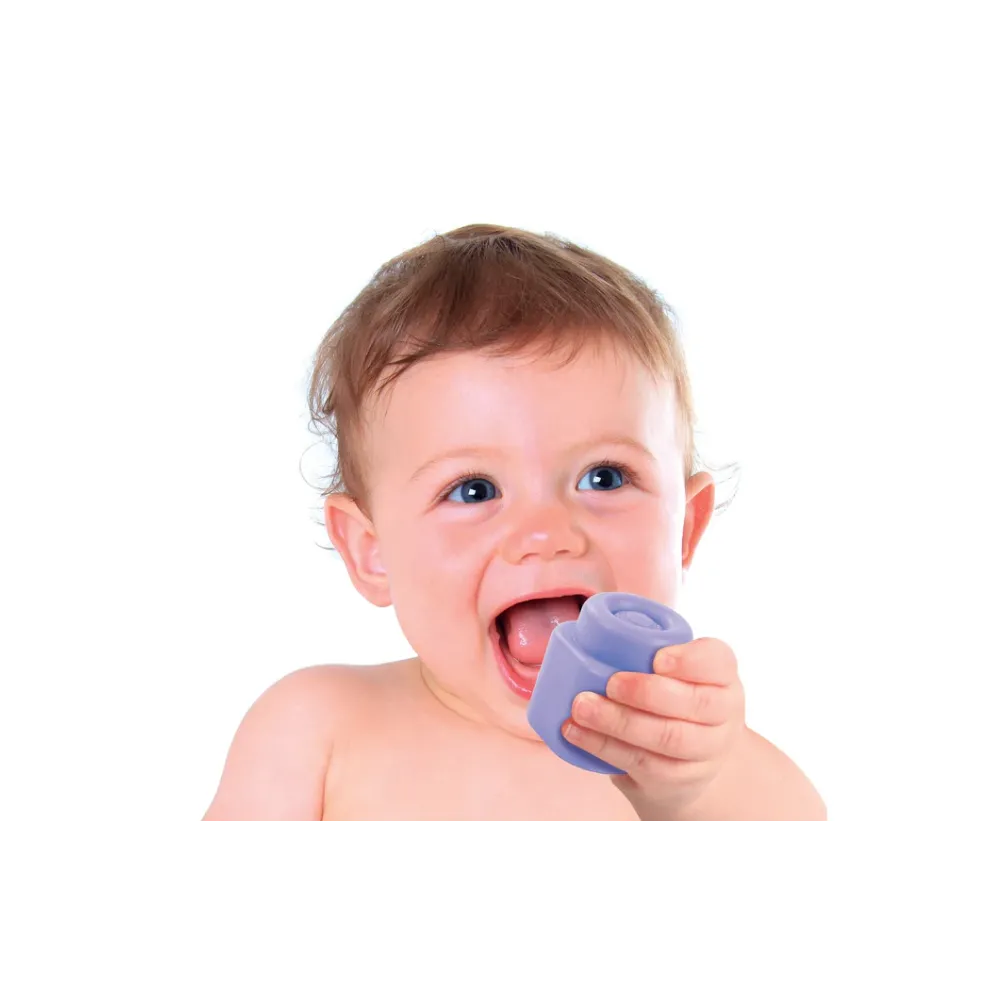 Sorter dla dzieci z postaciami pieska i krówki oraz teksturami dotykowymi