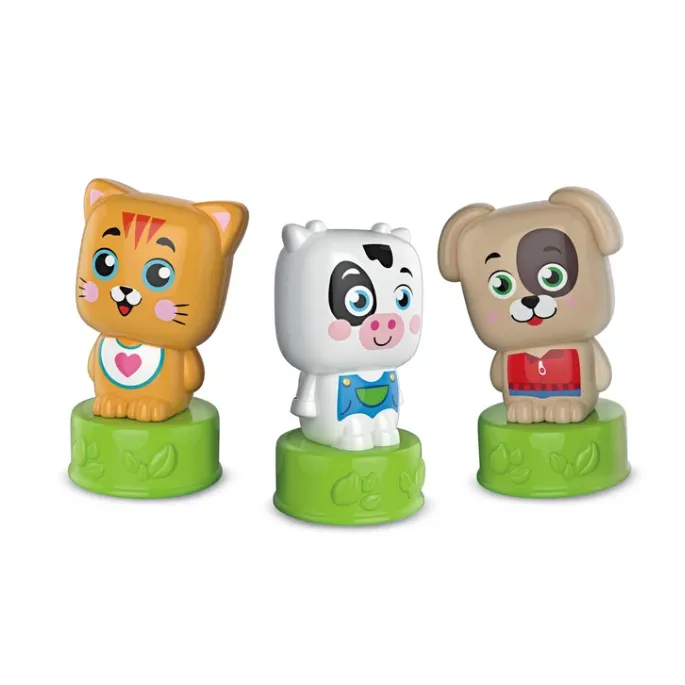 Zestaw edukacyjny Clemmy Słodkie Zwierzaki z książeczką dla maluchów