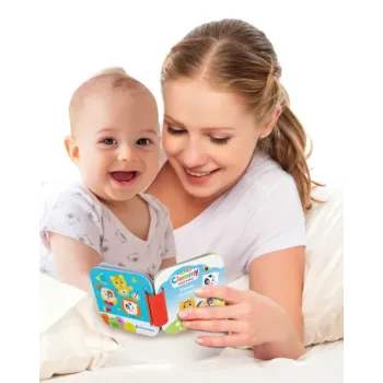 Ilustrowana książeczka i zestaw klocków Clemmy Słodkie Zwierzaki