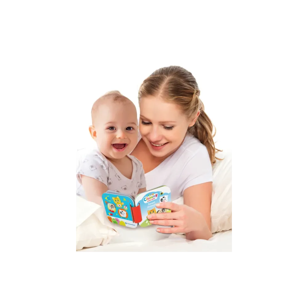 Ilustrowana książeczka i zestaw klocków Clemmy Słodkie Zwierzaki