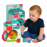 Edukacyjna pralka-sorter Clementoni 17582 z kolorowymi klockami dla dzieci