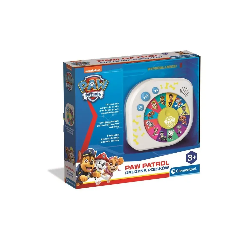 Poręczna zabawka edukacyjna z motywem Psiego Patrolu dla najmłodszych