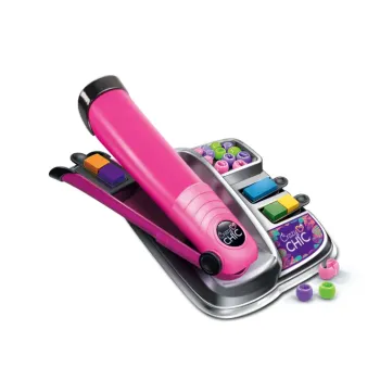 Crazy Chic Zestaw do Farbowania Włosów Crazy Fryzury Prostownica Koraliki Clementoni 18773