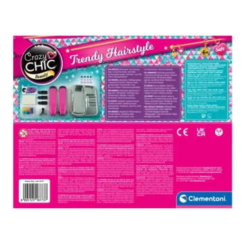 Wszystko do tworzenia kolorowych fryzur dla dzieci w jednym zestawie