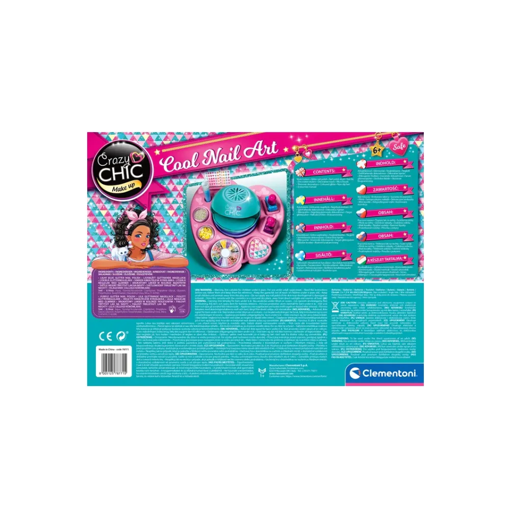 Kreatywny zestaw do stylizacji i zdobienia paznokci dla dzieci