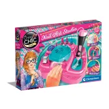 Zestaw do stylizacji paznokci Crazy Chic z lakierami i brokatem dla dzieci