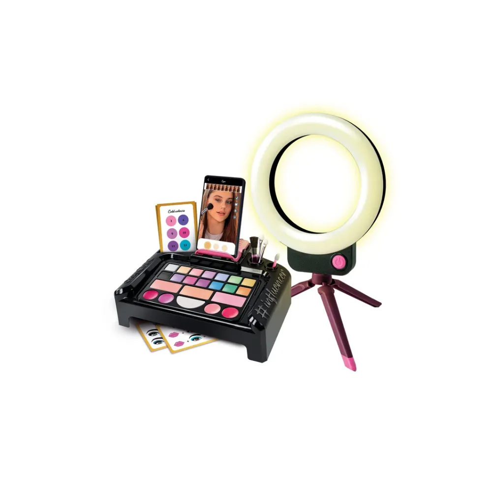 Studio Make Up Clementoni 16653 – komplet do makijażu dziecięcego z aplikacją