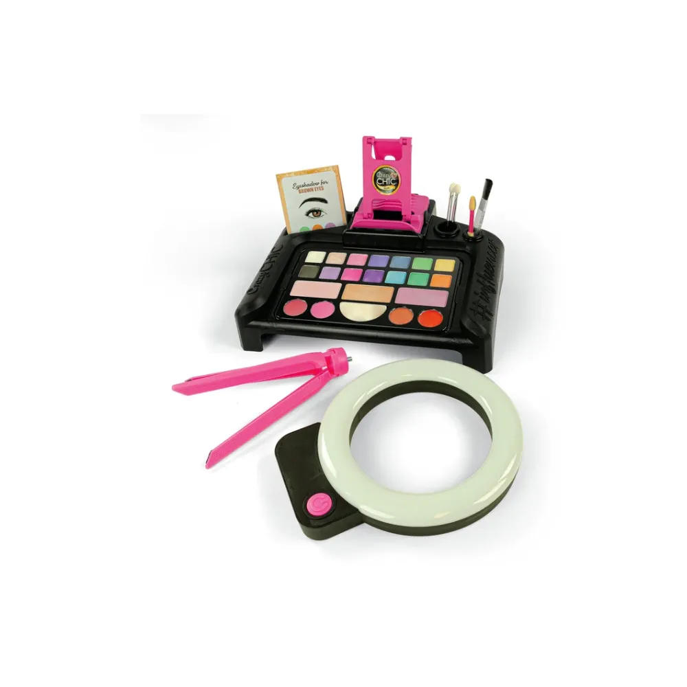 Zestaw makeup dla dzieci z akcesoriami i funkcją nagrywania tutoriali