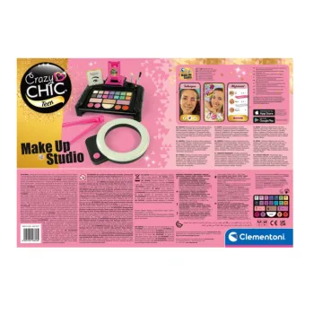 Prezent dla kreatywnej dziewczynki – Crazy Chic Studio Make Up Clementoni