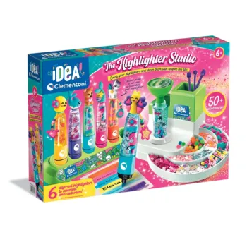 Fabryka markerów i zakreślaczy Clementoni dla dzieci - zestaw kreatywny DIY