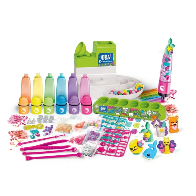 Zestaw Clementoni z akcesoriami do personalizacji własnych zakreślaczy