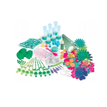 Zabawa manualna z zestawem do samodzielnego tworzenia kwiatów Clementoni