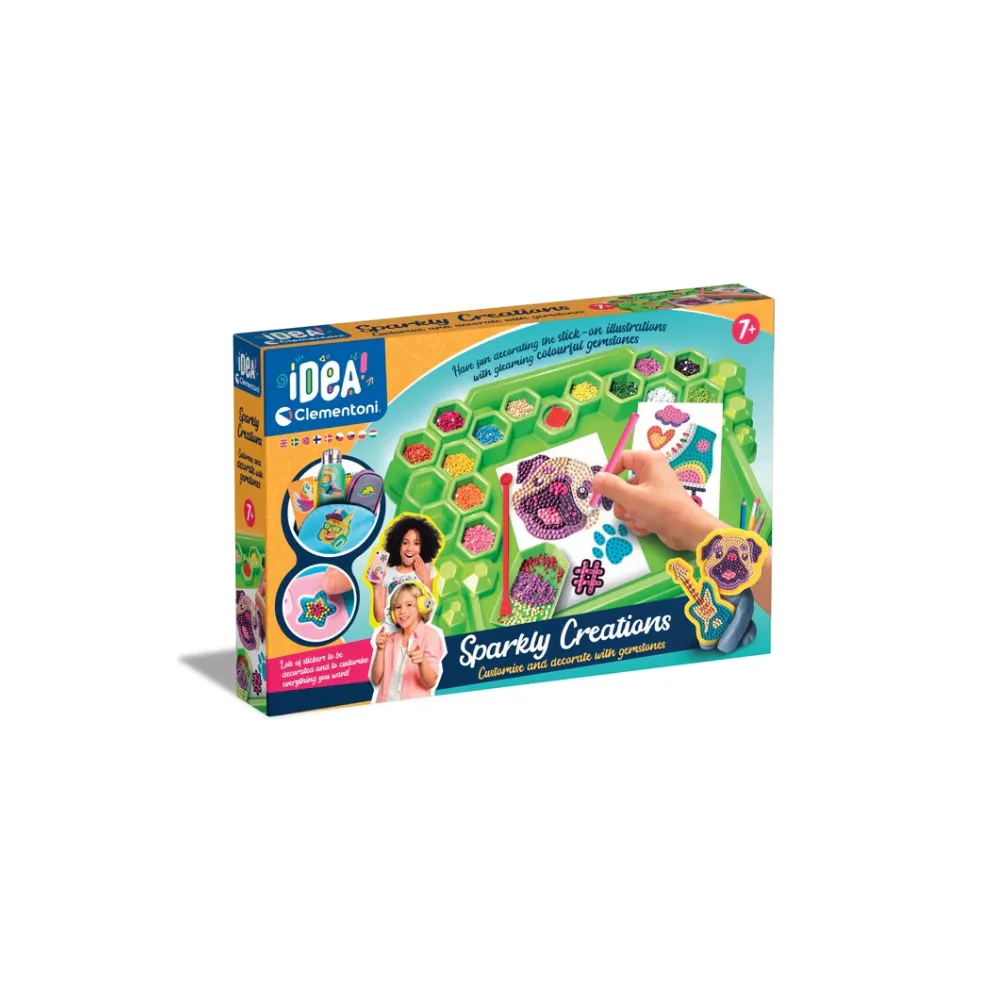 Zestaw kreatywny Kamyczki Modne Naklejki 3D Clementoni dla dzieci
