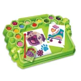 Laboratorium Ozdób z kolorowymi kamykami i naklejkami 3D dla młodych artystów