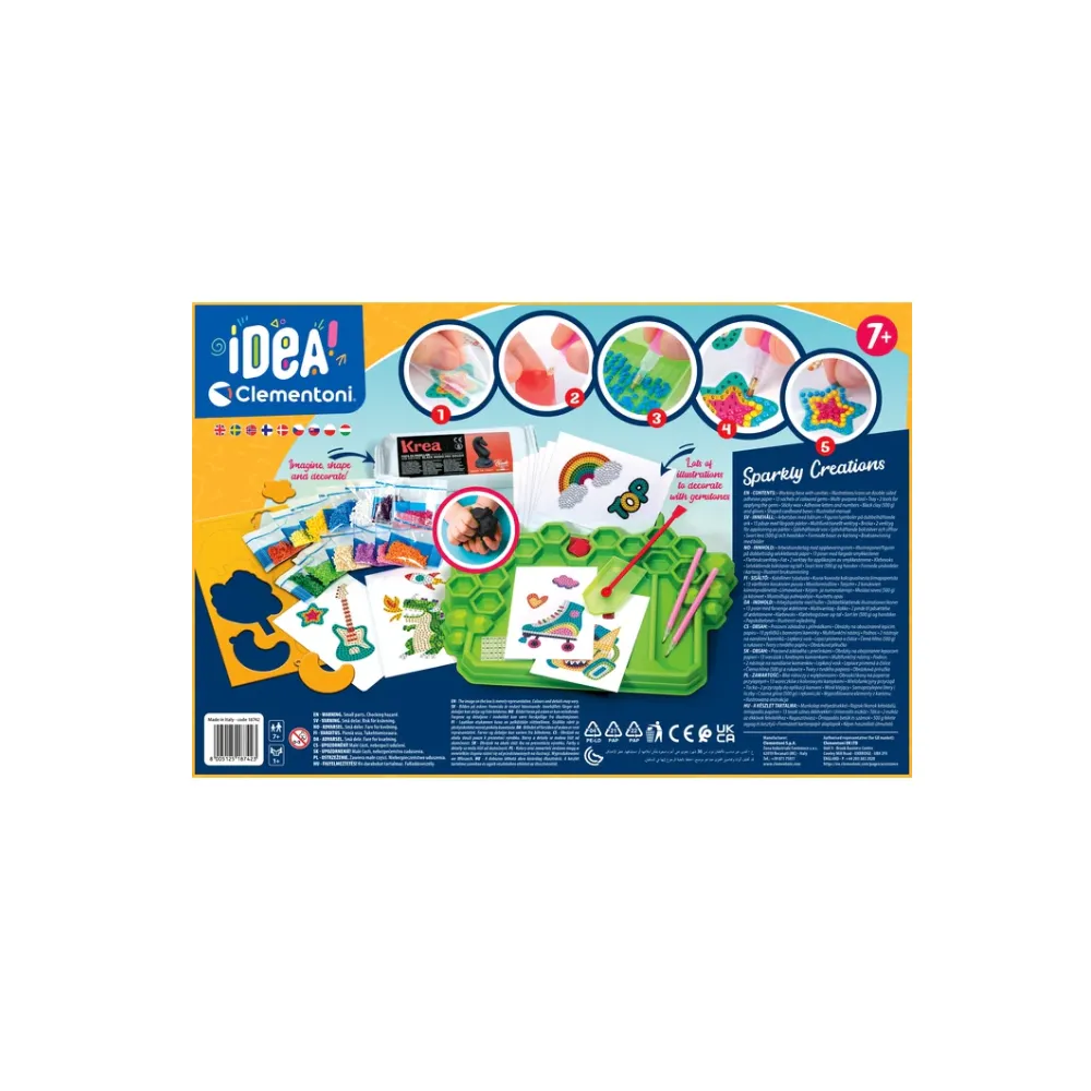 Kreatywny zestaw do zdobienia plecaków i akcesoriów kamykami 3D