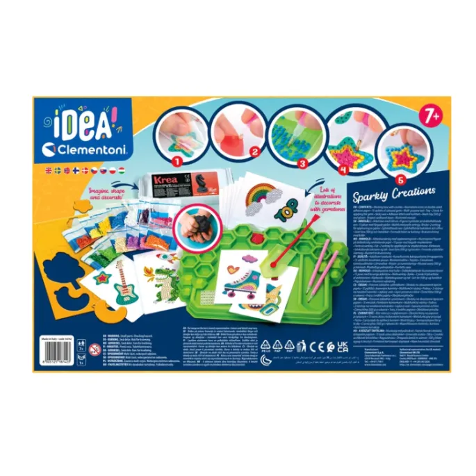 Kreatywny zestaw do zdobienia plecaków i akcesoriów kamykami 3D