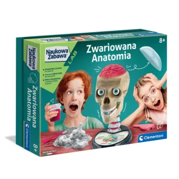 Zestaw Zwariowana Anatomia Clementoni w polskiej wersji językowej dla dzieci
