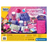 Brokatująca lampa lawowa wykonana z zestawu Clementoni