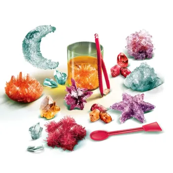 Naukowa Zabawa Zestaw Laboratorium Stwórz Własne Kryształy Język Polski Clementoni 50069