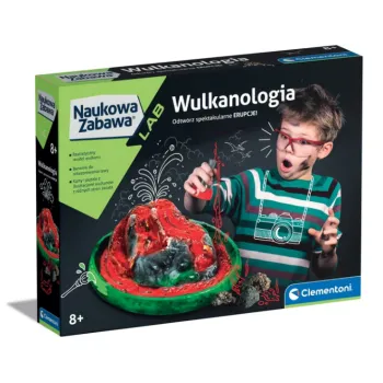 Zestaw naukowy do samodzielnego wywołania erupcji wulkanu dla dzieci
