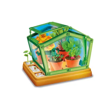 Naukowa Zabawa Laboratorium Moja Pierwsza Szklarnia Botanika Rośliny Język Polski Clementoni 50861