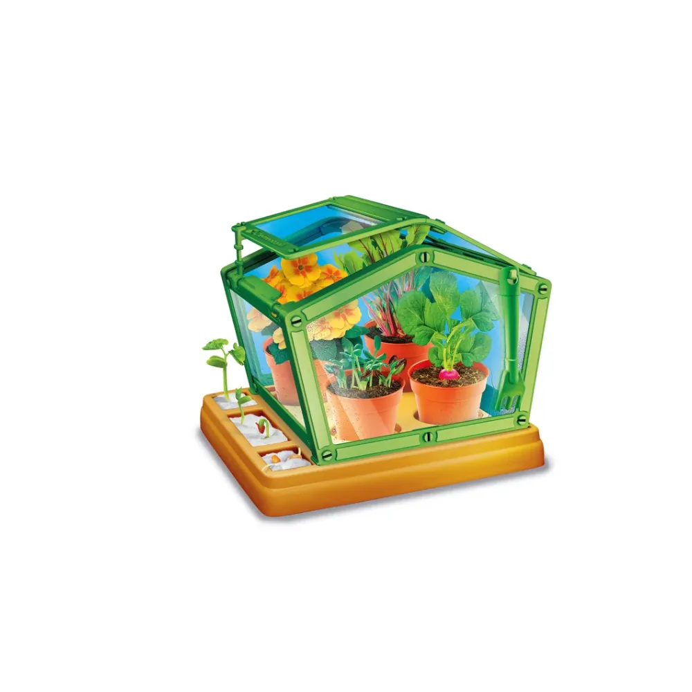 Akcesoria ogrodnicze i nasiona z zestawu Moja Pierwsza Szklarnia