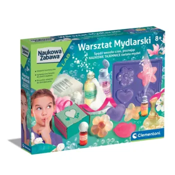 Zestaw Warsztat Mydlarski Clementoni do tworzenia mydełek DIY dla dzieci