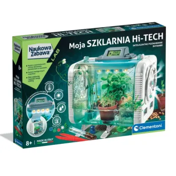 Interaktywny zestaw laboratorium szklarnia HI-TECH Botanika Clementoni dla dzieci