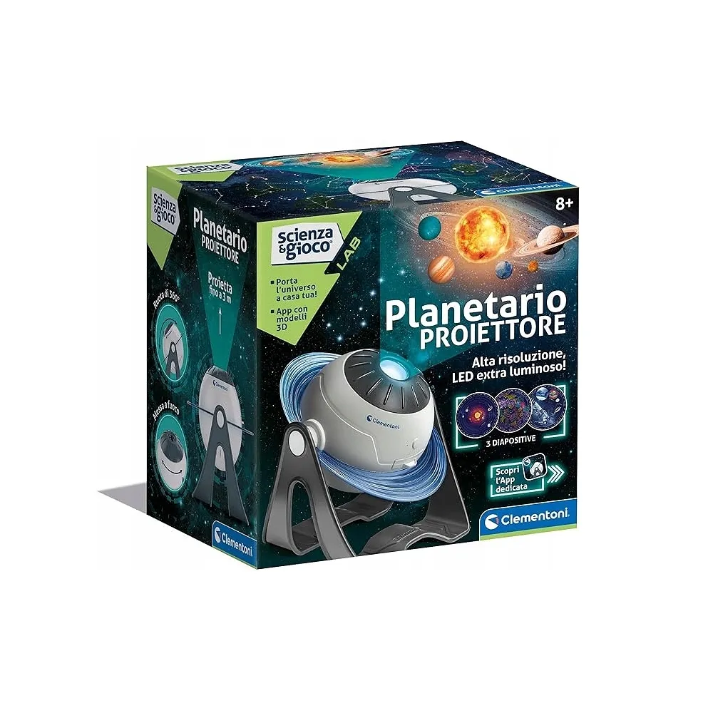 Interaktywny rzutnik planetarium Clementoni 50871 dla dzieci z projekcjami nieba