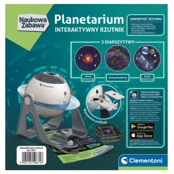 Dziecięcy rzutnik planetarium z polską narracją i obrotową konstrukcją
