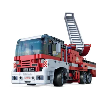 Naukowa Zabawa Klocki Laboratorium Mechaniki Samochód Strażacki Silnik Elektryczny Język Polski Clementoni 50728