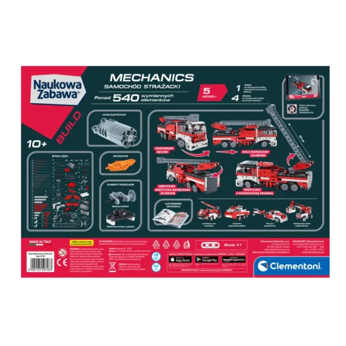 Laboratorium Mechaniki Clementoni 50728 – kreatywne klocki dla dzieci